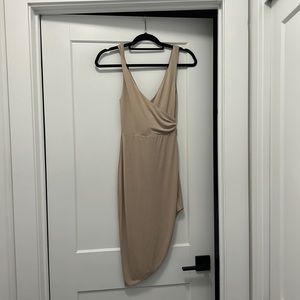 Nude High Leg Dress Brand New